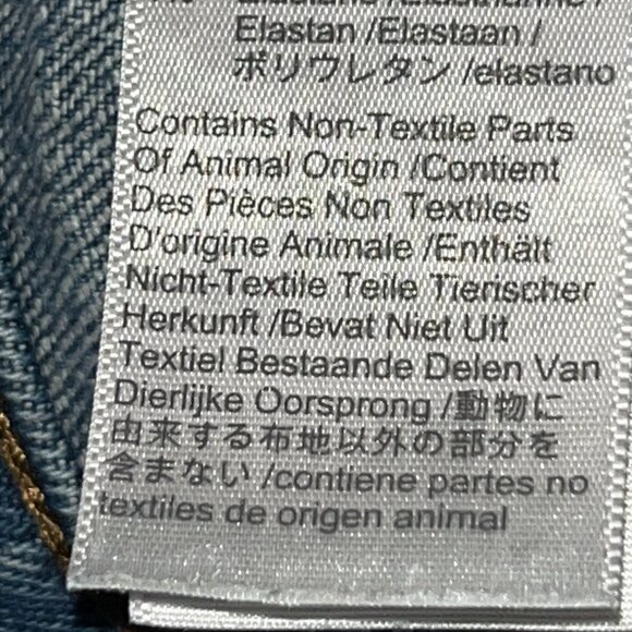 MADEWELL THE PERFECT VINTAGE JEAN - Raw Hem - Medium Blue Wash- EUC - Women's 27 - Picture 12 of 13